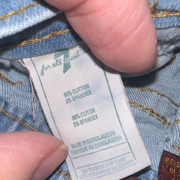 Seven For All Mankind 7s Baby/Toddler Girl’s Jean Shorts Size 12 months GUC - Picture 4 of 8